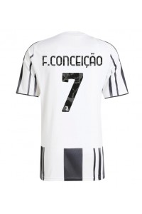 Juventus Francisco Conceicao #7 Jalkapallovaatteet Kotipaita 2025-26 Lyhythihainen